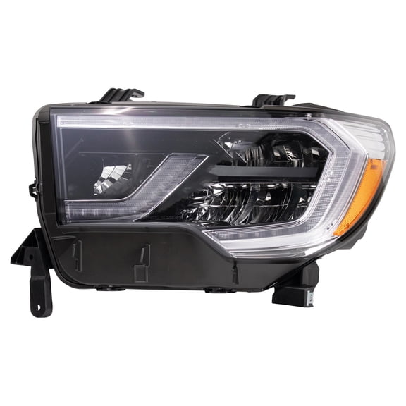 TRQ Driver Side Headlight Assembly LED Fits 2018-2022 Toyota Sequoia Limited SR TRD Sport TRD Pro TO2502267