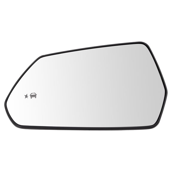 TRQ Driver Side Mirror Glass Left Side Fits 2020 2021 2022 2023 Chevrolet Camaro GM1324227