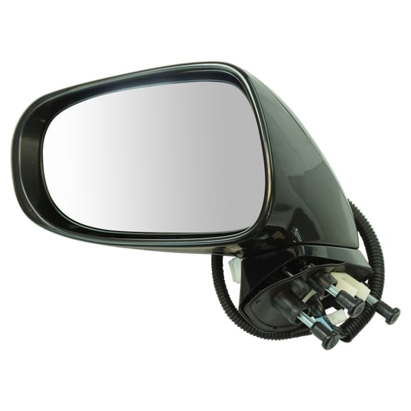 TRQ Driver Side Mirror Power Heated Memory Paint to Match with Puddle Light Fits 2009-2013 Lexus IS250 IS350 LX1320115