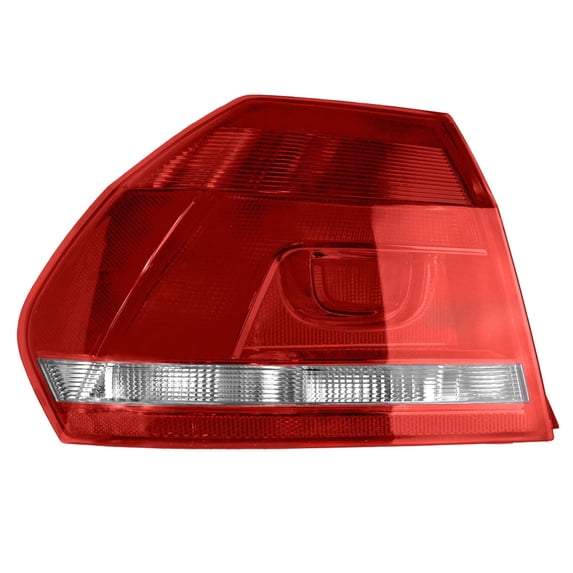 TRQ Driver Side Outer Tail Light Assembly Fits 2012-2015 Passat VW2804108