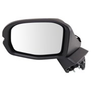 TRQ Driver Side Power Heated Mirror with Turn Signal Smooth Black Fits 2023-2024 Honda CR-V Hybrid Sport Touring HO1320361