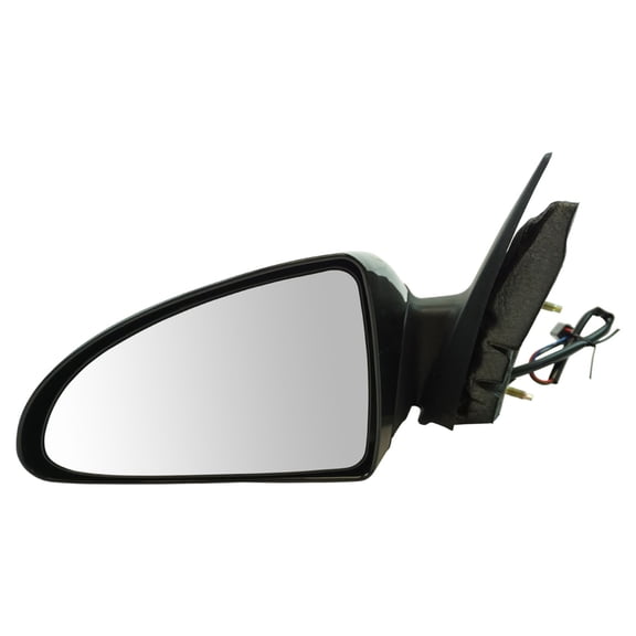 TRQ Driver Side Power Mirror Smooth Black Manual Fold Fits 2006-2007 Chevrolet Malibu LT SS GM1320318