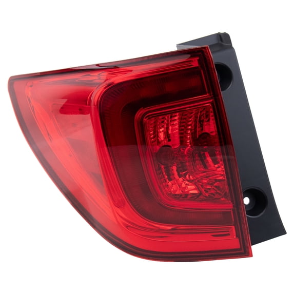 TRQ Driver Side Tail Light Assembly Fits 2016-2018 Honda Pilot HO2804107
