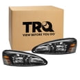 thumbnail image 1 of TRQ Driver and Passenger Side Headlight Assembly Set Fits 2004–2008 Pontiac Grand Prix, 1 of 5