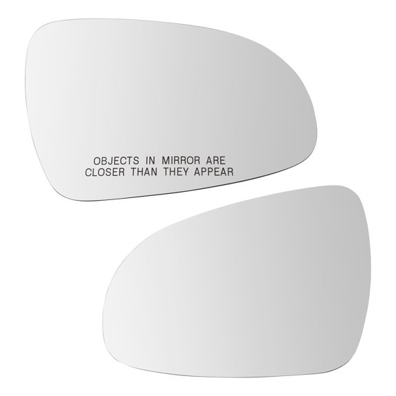 TRQ Driver and Passenger Side Mirror Glass Set Fits 2017-2022 Kia Sportage KI1324124 KI1325124