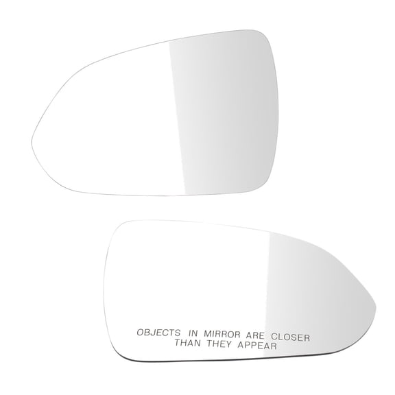 TRQ Driver and Passenger Side Mirror Glass Set Fits 2018-2020 Hyundai Accent 2018 Kia Rio KI1324127 KI1325127