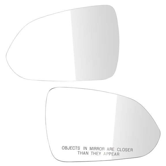 TRQ Driver and Passenger Side Mirror Glass Set Fits 2018-2023 Kia Rio KI1324128 KI1325128