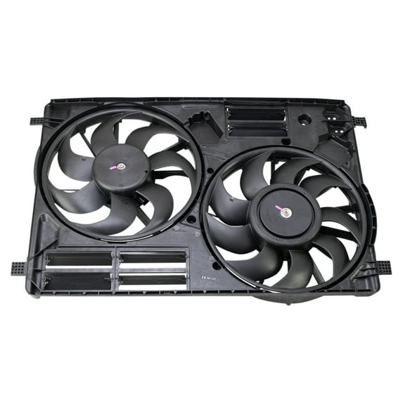 TRQ Dual Radiator & Condenser Cooling Fan Assembly for Ford Escape Lincoln MKC RFA89197