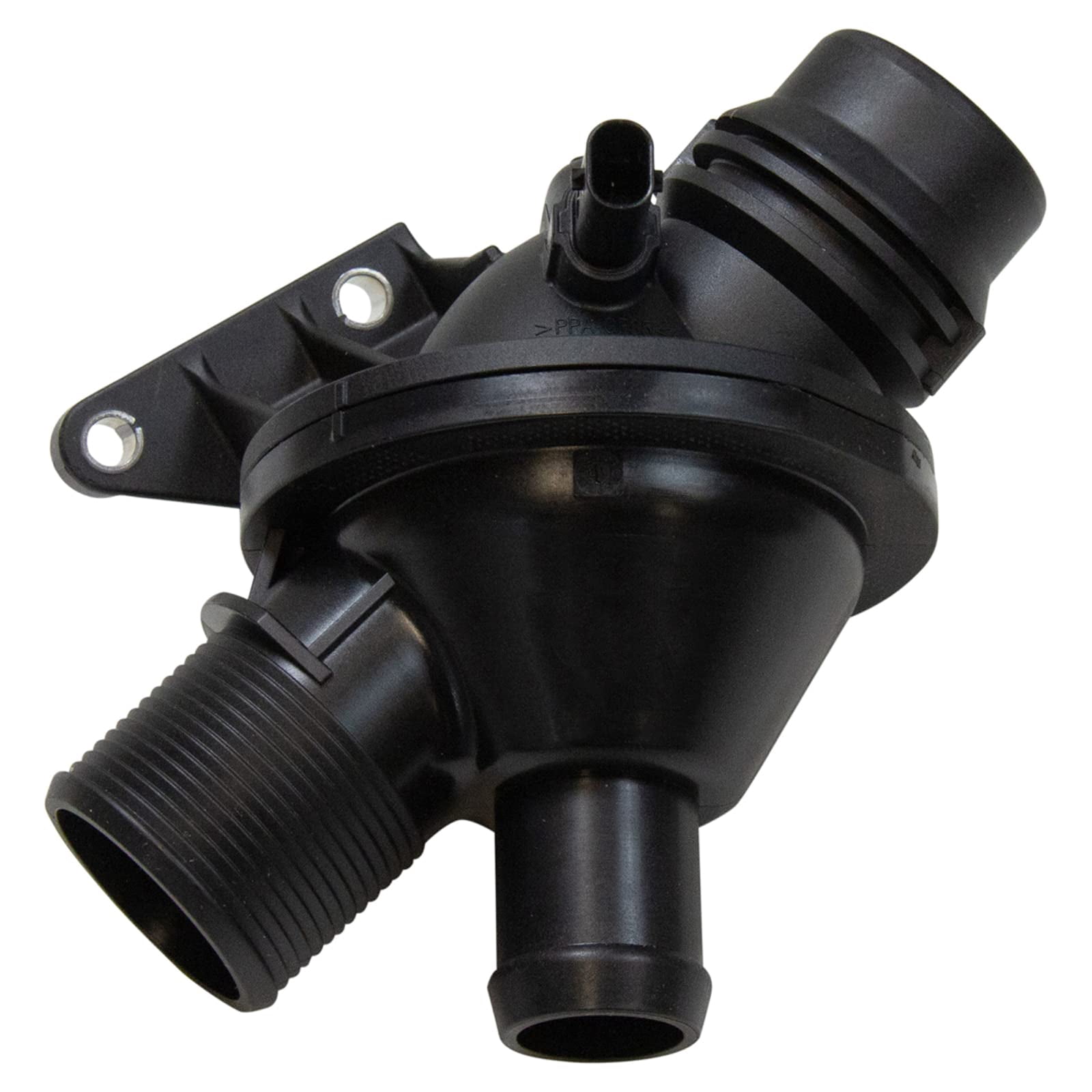 TRQ Engine Coolant Thermostat with Housing & Temp Sensor for BMW 