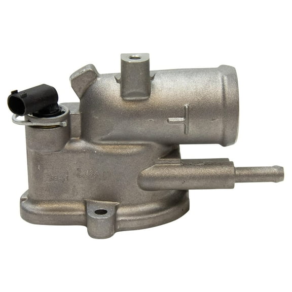 TRQ Engine Coolant Thermostat with Housing & Temp Sensor for Dodge Sprinter 2.7L ECA92786