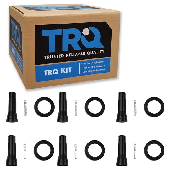 TRQ Engine Ignition Coil Boot Kit Set of 6 for Toyota Lexus V6 New ICA30411