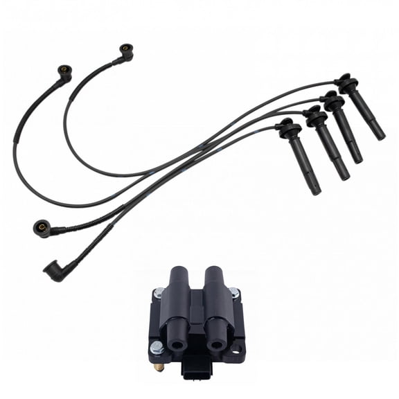 TRQ Engine Ignition Coil & Spark Plug Wire Set Kit for Legacy Impreza Forester TKA01178 Fits select: 2008-2009 SUBARU OUTBACK, 2005-2009 SUBARU LEGACY