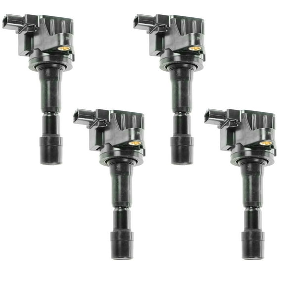 TRQ Engine Ignition Spark Coil 30520-PWC-003 Set of 4 for 07-08 Honda Fit ICA61428