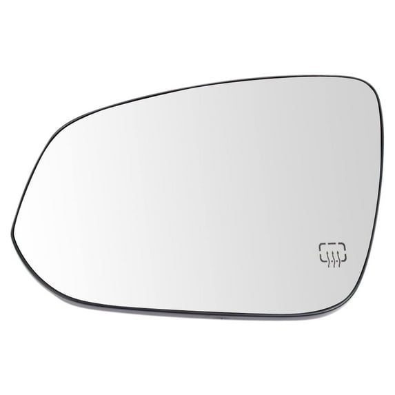 TRQ Exterior Heated Mirror Glass w/ Backing Plate LH Driver Side for Highlander MGA07284 Fits select: 2014-2019 TOYOTA HIGHLANDER