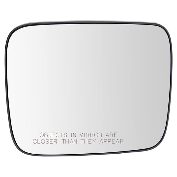 TRQ Exterior Mirror Glass Heated Backing Plate Passenger Side for Jeep Renegade MGA09679