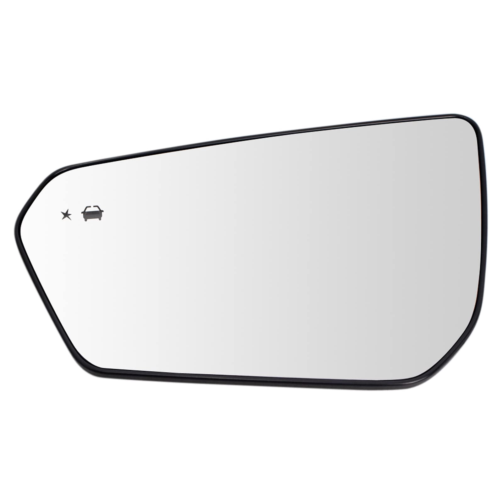 TRQ Passenger Side Power Heated Mirror With Blind Spot Indicator For 2022-2024 Hyundai Santa Cruz/Tucson