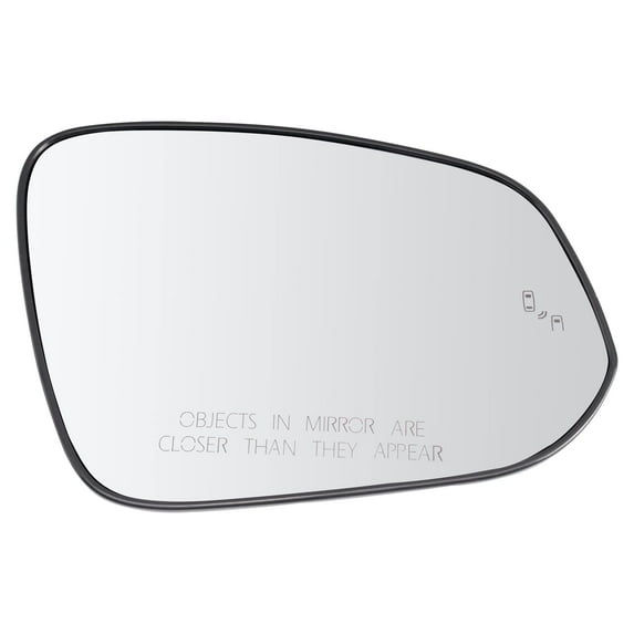 TRQ Exterior Mirror Glass Heated Blind Spot RH Side for Toyota Rav4 Tacoma MGA09944