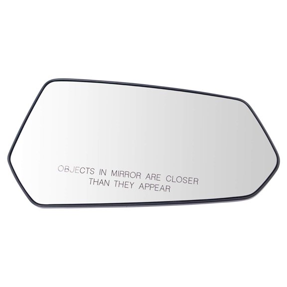 TRQ Exterior Mirror Glass w/ Backing Plate RH Passenger Side for Chevy Camaro MGA07196 Fits select: 2010-2015 CHEVROLET CAMARO