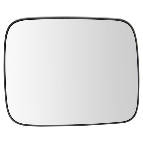 TRQ Exterior Mirror Glass with Backing Plate LH Driver Side for Jeep Renegade MGA09685