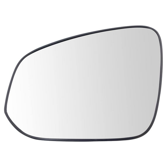 TRQ Exterior Non-Heated Mirror Glass w/ Backing Plate LH for Toyota Rav4 MGA07290