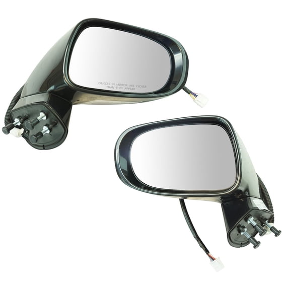 TRQ Exterior Power Heated Memory Turn Signal w/ Puddle Light Mirrors for Lexus MRA09406