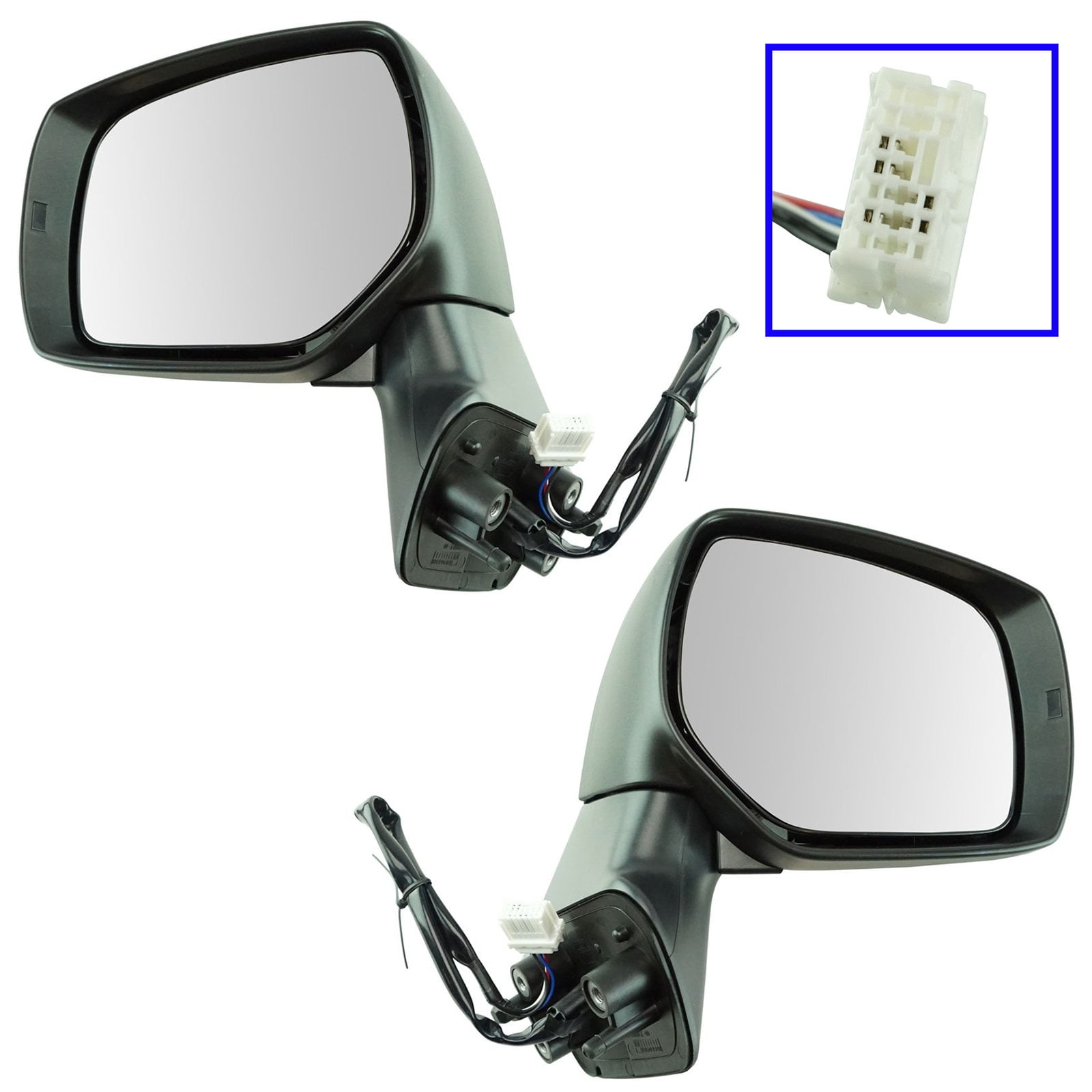 Pair Of Black Power Side Mirrors (LH & RH) – Fits Subaru Forester (2014-2018) 2 thumbnail image