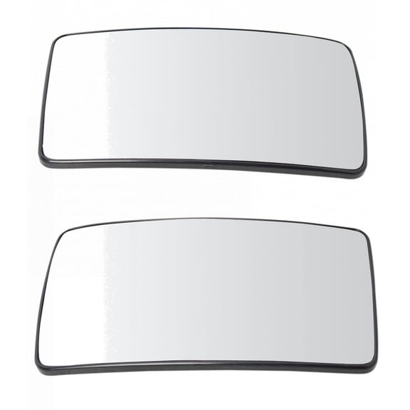 TRQ Exterior Tow Mirror Lower Glass Set Power Heated for 09-12 Ford Super Duty MGA04150