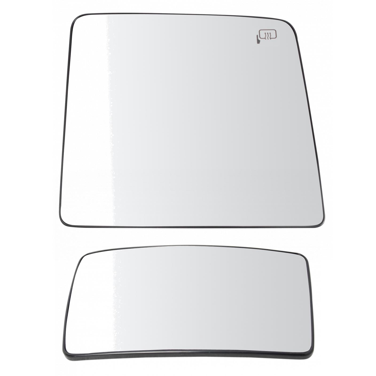 TRQ Exterior Tow Mirror Upper & Lower Glass Set Heated RH for 09  