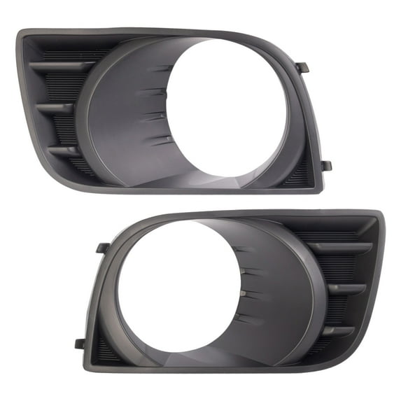 TRQ Fog Light Bezel Set Fits 2008-2017 Toyota Sequoia LTA05075