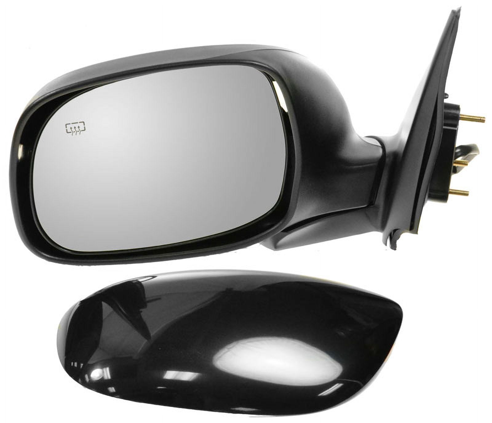Driver Side Power Mirror – OE Style For 2008-2013 Toyota Sequoia, Black, Manual Fold
