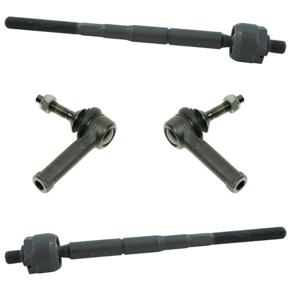 TRQ For 10 11 12 13 14 15 16 Ford Taurus Flex Front Inner & Outer Tie Rod Set PSA66682 Fits select: 2010-2016 LINCOLN MKS, 2010-2016 LINCOLN MKT