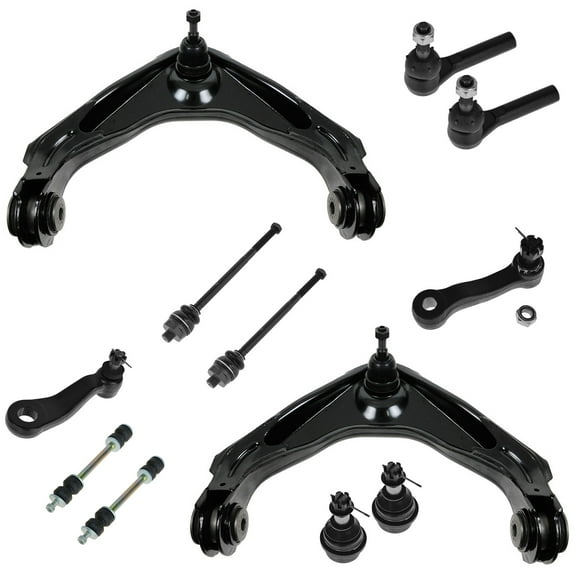 TRQ Front 12pc Complete Suspension Kit for Chevy Silverado GMC Sierra HD Pickup PSA59245 Fits select: 2001-2010 CHEVROLET SILVERADO, 2003-2005 HUMMER H2
