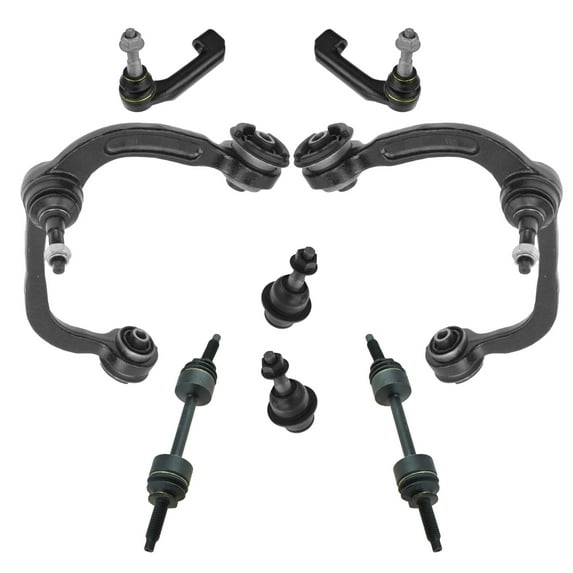 TRQ Front Ball Joint Tie Rod Control Arm Sway Link Steering Suspension Kit 8pc PSA64938 Fits select: 2009 FORD F150, 2013-2014 FORD F150 SUPER CAB