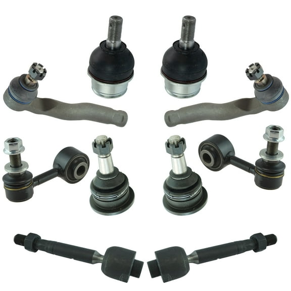 TRQ Front Ball Joint Tie Rod End Sway Bar Link Steering Suspension Kit 10pc New PSA65024 Fits select: 2007-2021 TOYOTA TUNDRA, 2008-2021 TOYOTA SEQUOIA
