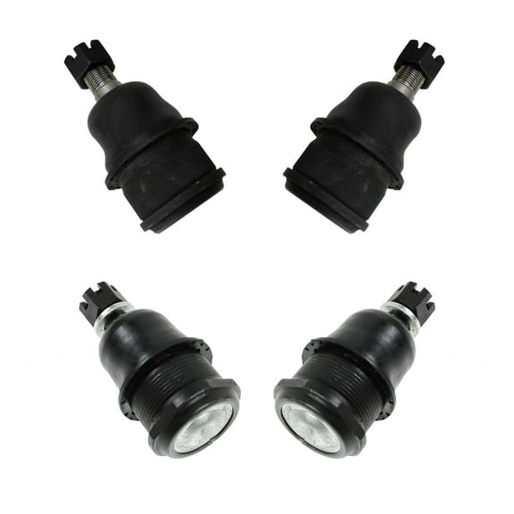 TRQ Front Ball Joint Upper & Lower LH RH Kit Set of 4 for Plymouth Dodge Van PSA63084