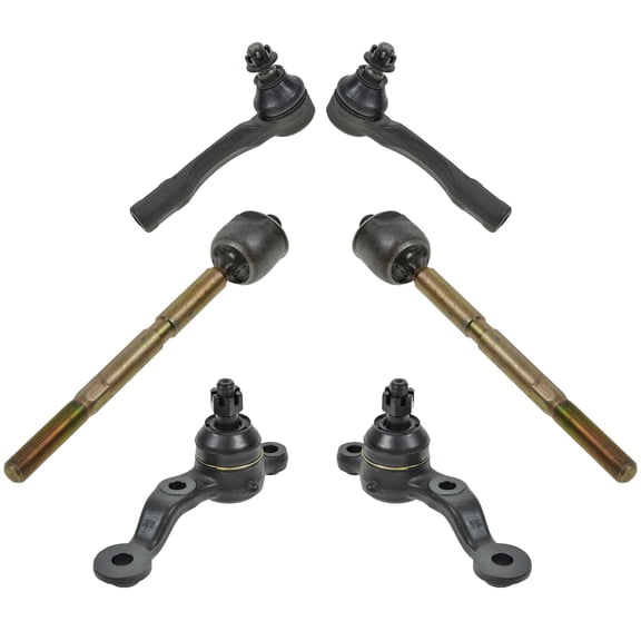 TRQ Front Ball Joint w/ Inner Outer Tie Rod End Kit Set for 2001 Lexus IS300 New PSA58699
