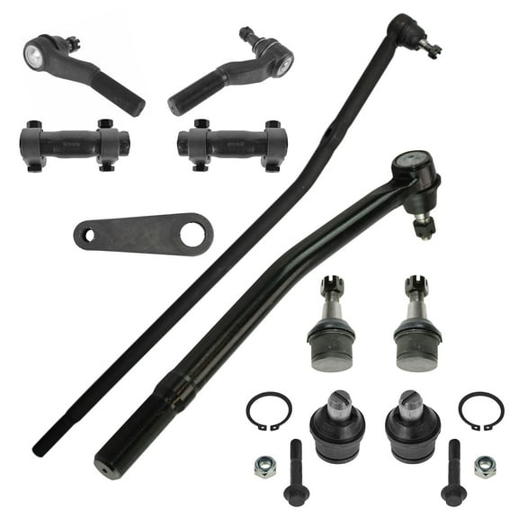 TRQ Front Ball Joints & Tie Rods Fits 08-14 Ford E-150 E-250 08-19 E-350 PSA30432
