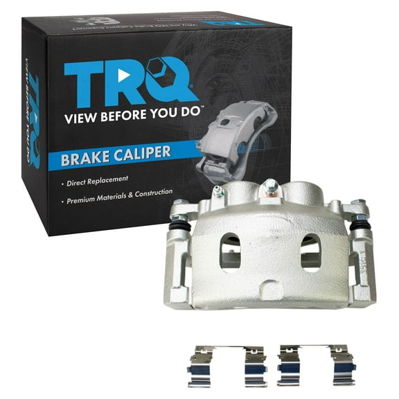 TRQ Front Brake Caliper Left LH for 2008-2013 Chevy Avalanche / 2008-2018 Cadillac Escalade / 2009-2014 Chevy Express 1500 / 2009-2014 GMC Savana 1500 / 2008-2018 Chevy Silverado 1500