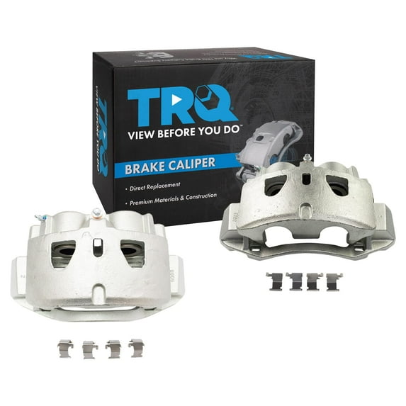 TRQ Front Brake Caliper Set Compatible with 2011-2018 Chevrolet Silverado 2500 HD Silverado 3500 HD 2016-2018 Suburban 3500 HD GMC Sierra 2500 HD Sierra 3500 HD