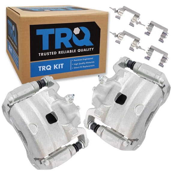 TRQ Front Brake Caliper Set Compatible with 2007-2009 Nissan Altima 2007-2010 Sentra