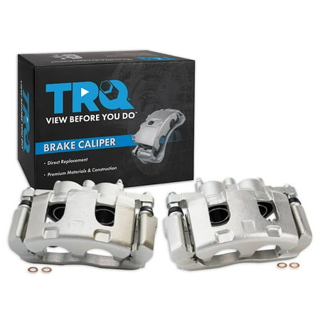 TRQ Front Brake Caliper Set Compatible with 2008-2009 Buick LaCrosse 2006-2011 Lucerne Cadillac DTS 2014-2016 Chevrolet Impala Limited