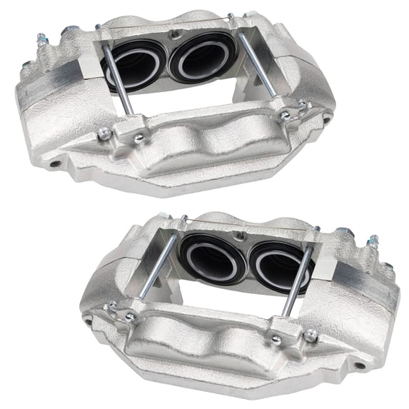 TRQ Front Brake Caliper Set Compatible with 2016-2022 Toyota Sequoia 2016-2021 Tundra
