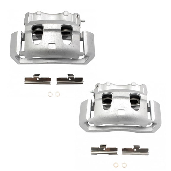 TRQ Front Brake Caliper Set Compatible with 95-07 Ford