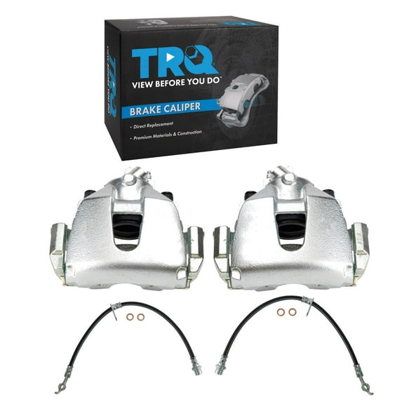 TRQ Front Brake Caliper Set Fits 2004-2007 Mazda 3 2006-2007 5 CLA41279