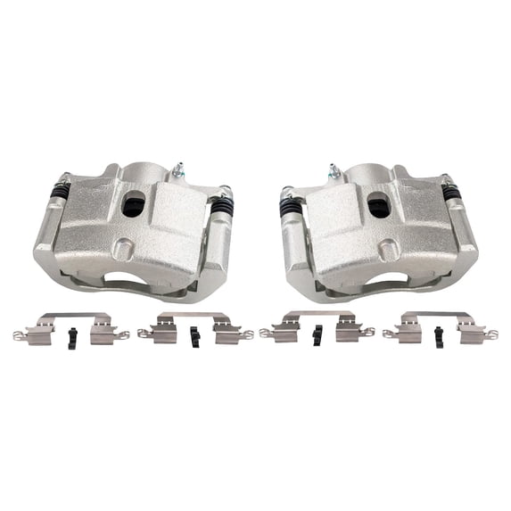 TRQ Front Brake Caliper Set Fits 2015-2017 Chrysler 200 2013-2016 Dodge Dart CLA32420