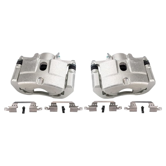 TRQ Front Brake Caliper Set Fits 2015-2017 Chrysler 200 2013-2016 Dodge Dart CLA32420