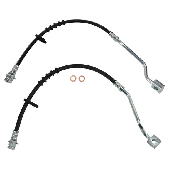 TRQ Front Brake Hose Fits 2000-2005 Ford Excursion 99-04 F-250 F-350 Super Duty BLA63825