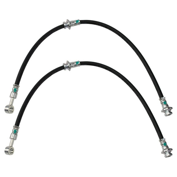 TRQ Front Brake Hose Set BLA63696 Fits Select 1996-2004 Nissan Pathfinder , 1997-2003 INFINITI QX4