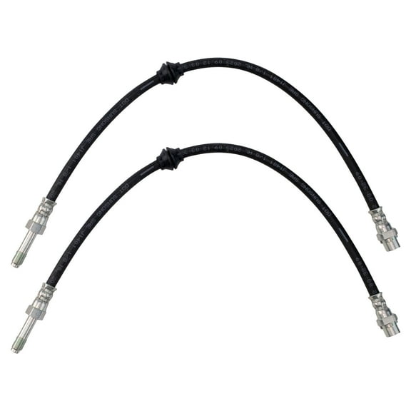 TRQ Front Brake Hose Set BLA63703 Fits Select 2001-2005 BMW 325xi , 2001-2005 BMW 330xi