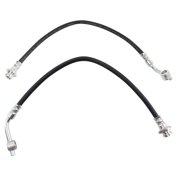 TRQ Front Brake Hose Set BLA63805 Fits Select 1998-2004 Nissan Frontier , 2000-2004 Nissan Xterra